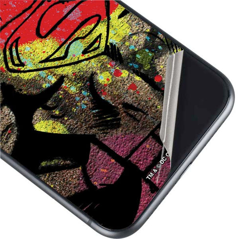 DC Comics Superman Color Splatter iPhone 11 Skin